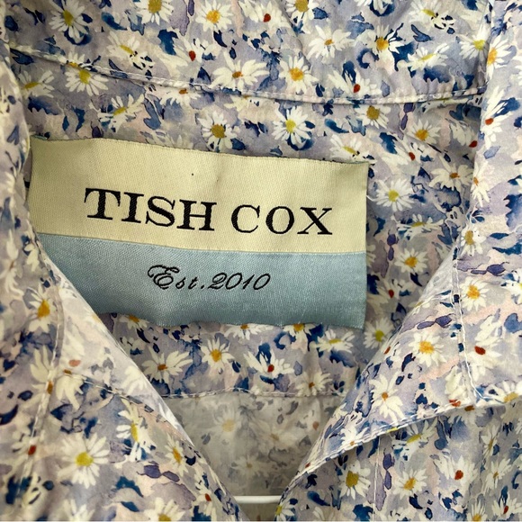 🔻LAST CHANCE🔻 TISH COX Floral Buttondown Blouse - Picture 2 of 10